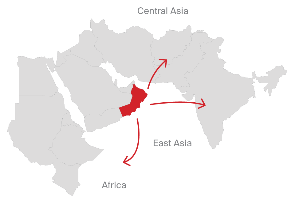 Oman Strategic Location